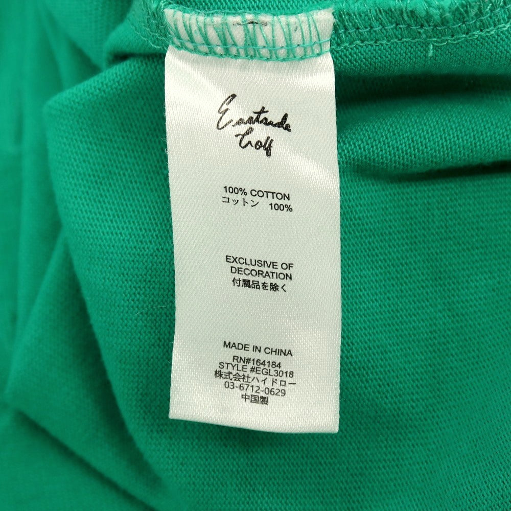 【中古】イーストサイドゴルフ Eastside Golf コットン クルーネック 長袖Tシャツ グリーン【サイズXXL】【 状態ランクC 】【 メンズ 】