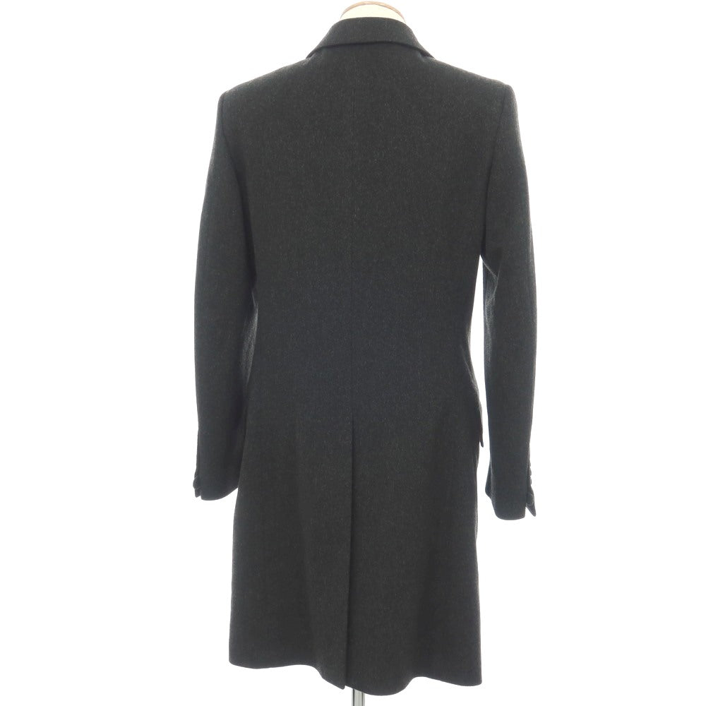 【中古】イヴサンローランリヴゴーシュ Yves Saint Laurent rive gauche トムフォード期 ウール チェスターフィールドコート チャコールグレー【サイズ44】【 状態ランクC 】【 メンズ 】