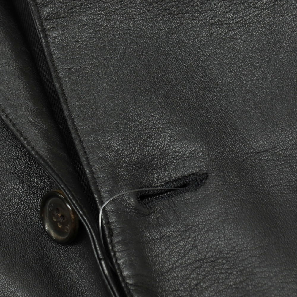 【中古】ディオールオム Dior Homme エディ期 2005SS 羊革 レザー1B テーラードジャケット ブラック【サイズ46】【 状態ランクB 】【 メンズ 】
