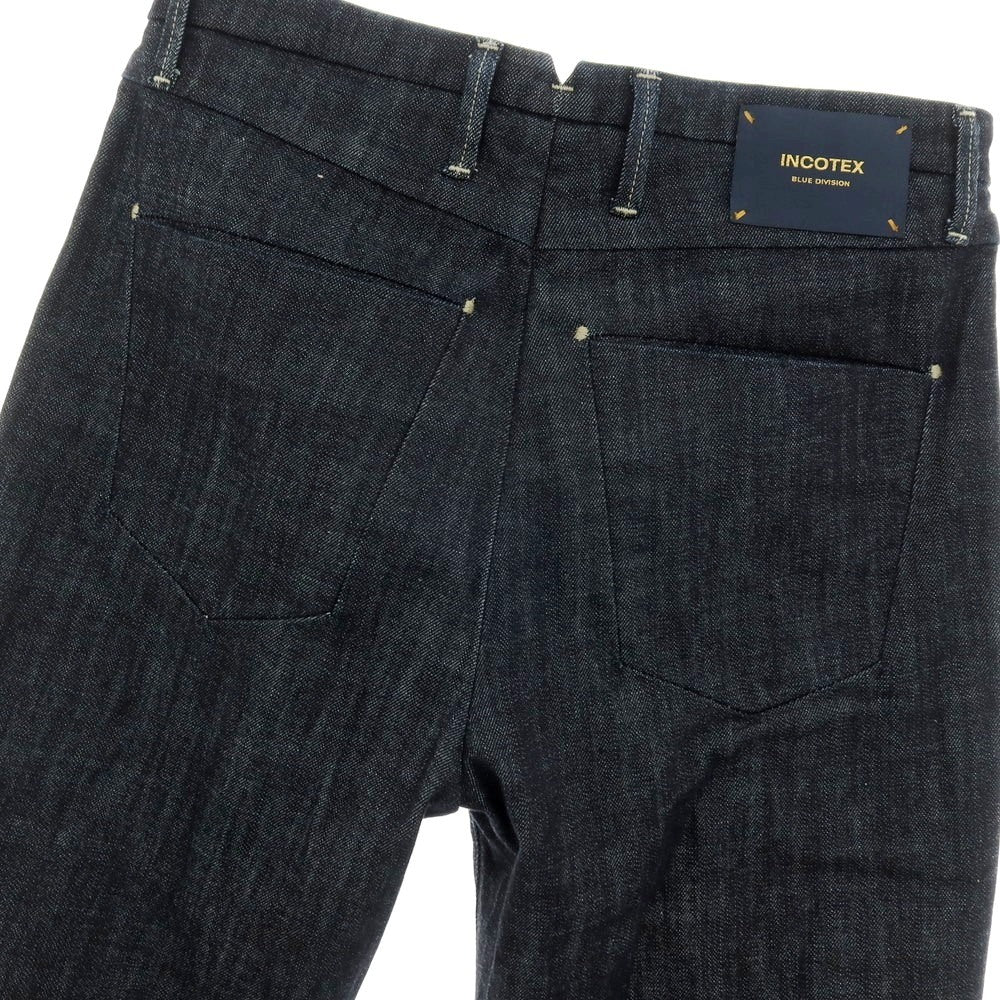 【中古】インコテックス ブルーディヴィジョン INCOTEX BLUE DIVISION ストレッチ コットン デニムパンツ ジーンズ ネイビー【サイズ29】【 状態ランクB 】【 メンズ 】