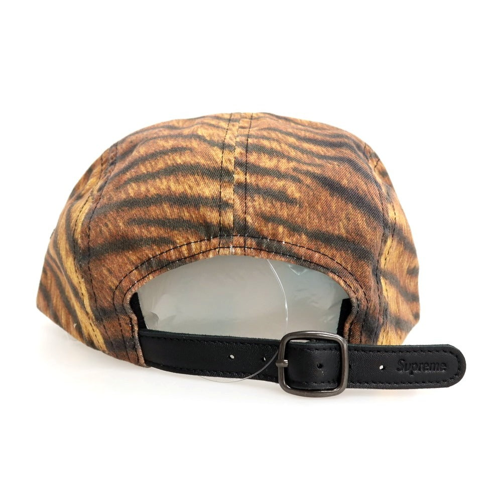 【中古】シュプリーム Supreme 2025年秋冬 Washed Chino Twill Camp Cap キャンプキャップ 帽子 ブラウンxブラック【サイズONE SIZE(58cm)】【 状態ランクB 】【 メンズ 】