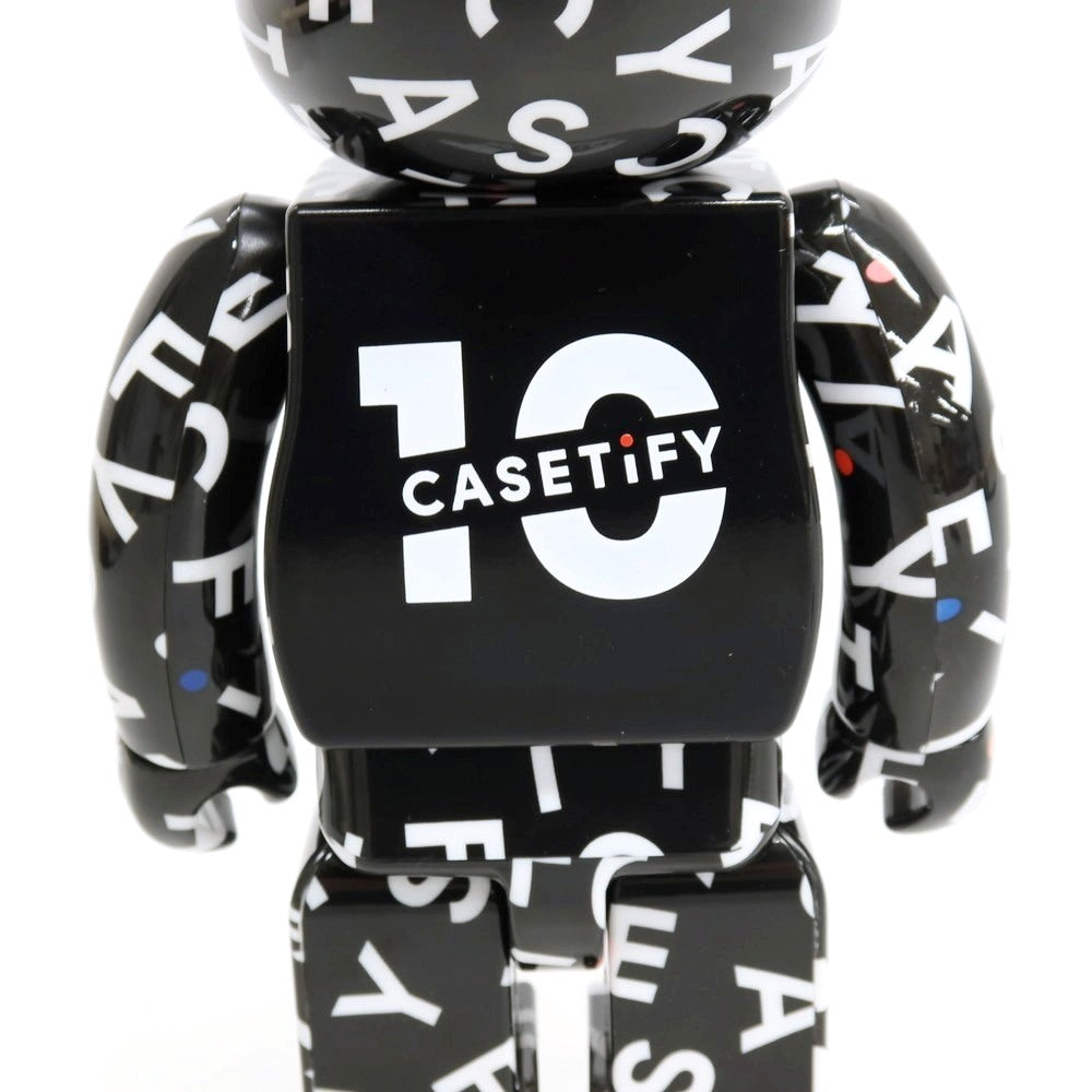 【中古】ケースティファイ CASETiFY × BE@RBRICK 10周年記念 フィギュア ブラックxホワイト【サイズ400% & 100%】【 状態ランクA 】【 メンズ 】