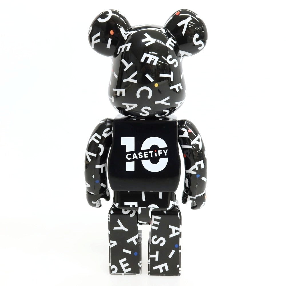 【中古】ケースティファイ CASETiFY × BE@RBRICK 10周年記念 フィギュア ブラックxホワイト【サイズ400% & 100%】【 状態ランクA 】【 メンズ 】
