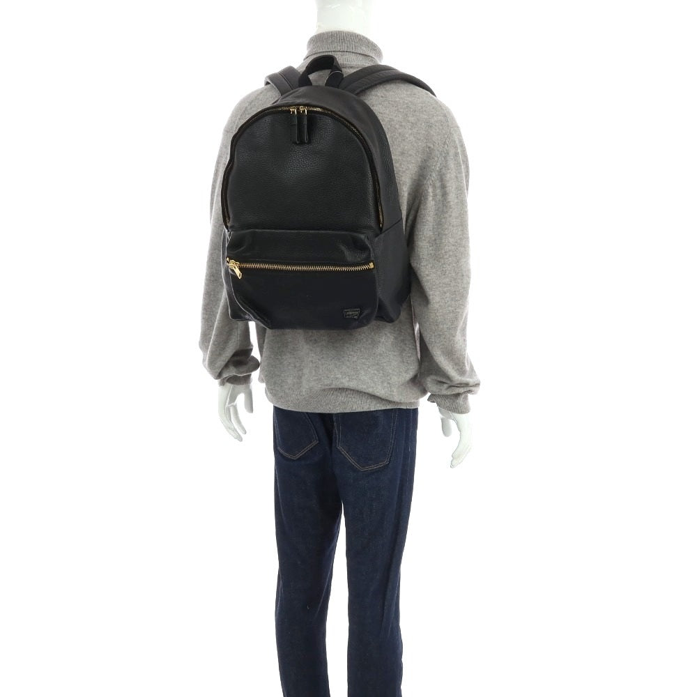 【中古】ゴーゴーニーゴーギャラリー 5525gallery × PORTER レザー バックパック・リュック ブラック【 状態ランクB 】【 メンズ 】