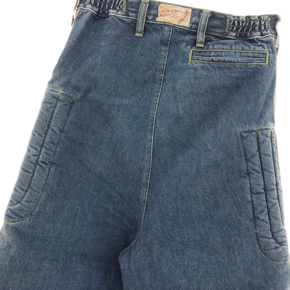 【中古】キャピタル KAPITAL KOUNTRY モトクロスパンツ デニムパンツ ジーンズ ブルー【サイズ2】【 状態ランクB 】【 メンズ 】