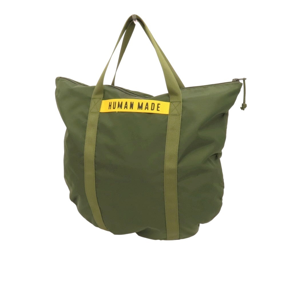 【中古】ヒューマンメイド HUMAN MADE ナイロン ヘルメットバッグ トートバッグ オリーブグリーン【 状態ランクB 】【 メンズ 】