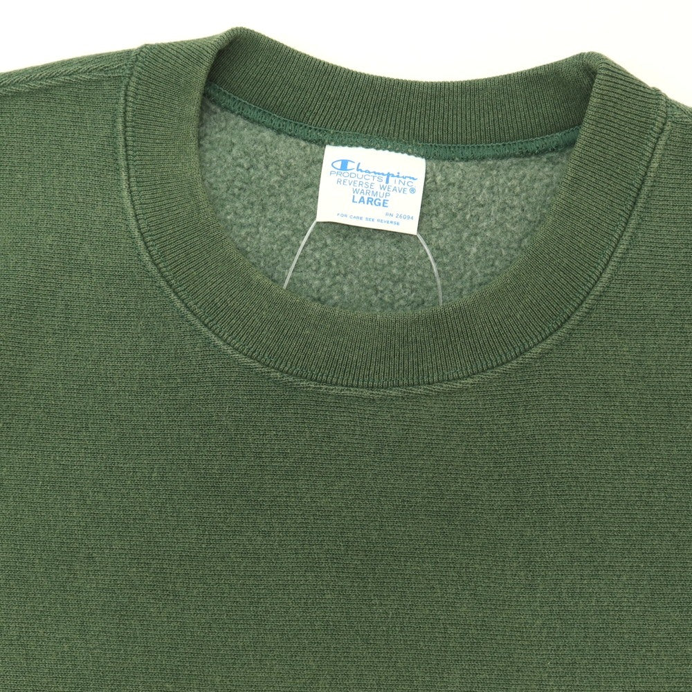 【中古】【未使用】チャンピオン Champion 2025年秋冬 URBAN RESEARCH別注 ウォッシュ加工 リバースウィーブ スウェット グリーン【サイズL】【 状態ランクS 】【 メンズ 】