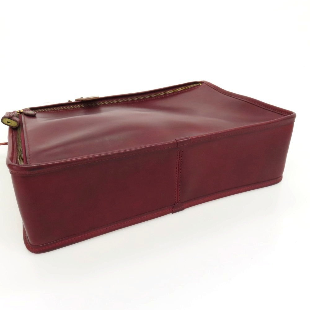 【中古】フェリージ Felisi 1811 2way レザー ブリーフケース ボルドー【 状態ランクB 】【 メンズ 】