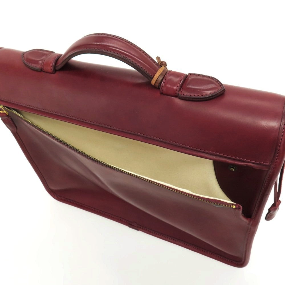 【中古】フェリージ Felisi 1811 2way レザー ブリーフケース ボルドー【 状態ランクB 】【 メンズ 】
