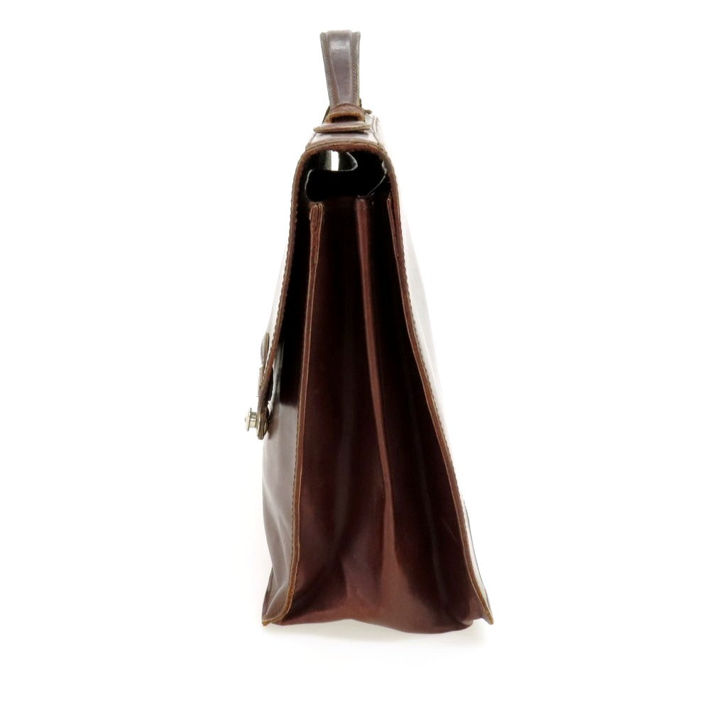 【中古】フェリージ Felisi 1934 レザー ブリーフケース ダークブラウン【 状態ランクC 】【 メンズ 】