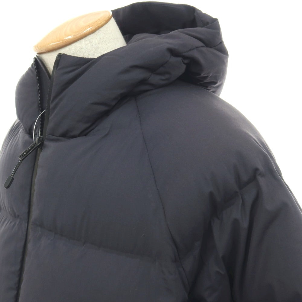 【中古】モノビ MONOBI DEFENSE DOWN JACKET フーデッド ダウンジャケット ネイビー【サイズS】【 状態ランクC 】【 メンズ 】