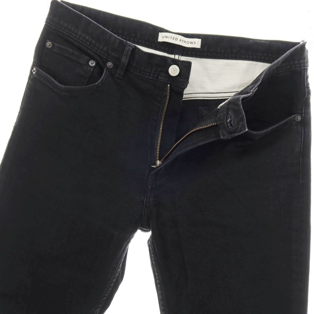 【中古】ユナイテッドアローズ UNITED ARROWS ストレッチ コットン デニムパンツ ブラック【サイズL】【 状態ランクB 】【 メンズ 】