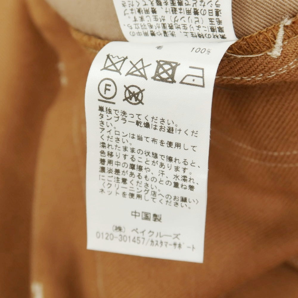 【中古】ラブークル LA BOUCLE ウール ペインターパンツ ワークパンツ ブラウン【サイズ3】【 状態ランクB 】【 メンズ 】