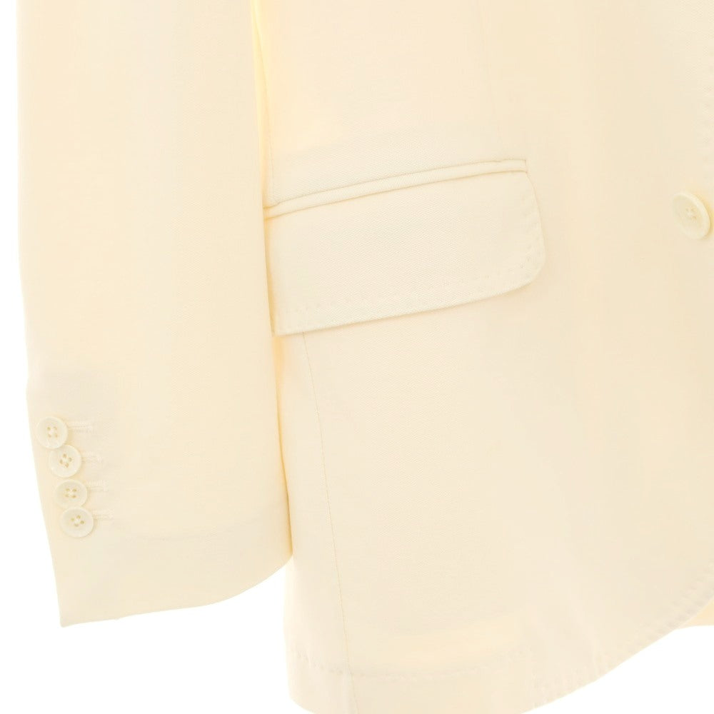【中古】チルコロ1901 CIRCOLO 1901 コットンポリウレタン ジャージー 2B カジュアルジャケット アイボリー【サイズ48】【 状態ランクB 】【 メンズ 】