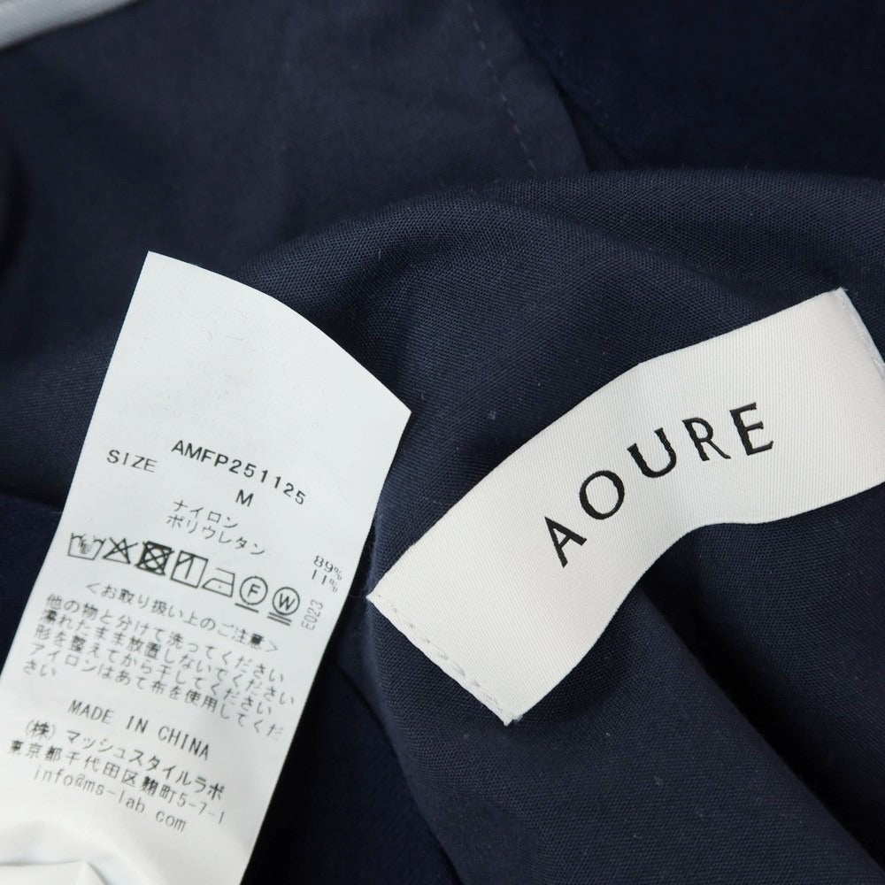 【中古】アウール AOURE ストレッチ ナイロン イージースラックスパンツ ネイビー【サイズM】【 状態ランクC 】【 メンズ 】