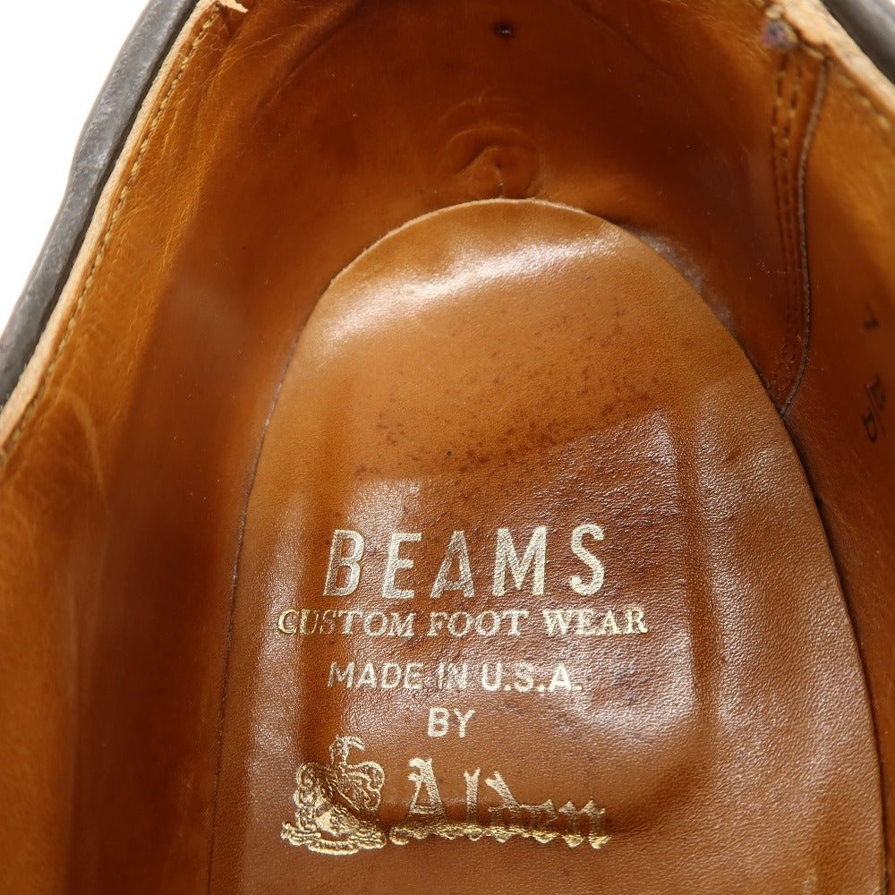 【中古】オールデン ALDEN ×BEAMS 9970 コードバン ドレスシューズ ブラウン【サイズ7 D】【 状態ランクC 】【 メンズ 】