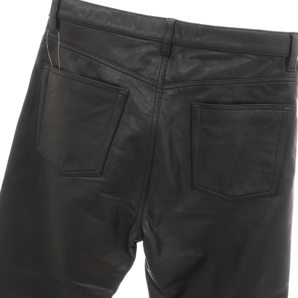 【中古】ビューティアンドユースユナイテッドアローズ BEAUTY&YOUTH UNITED ARROWS 羊革 シープ レザーパンツ ブラック【サイズ32】【 状態ランクA 】【 メンズ 】