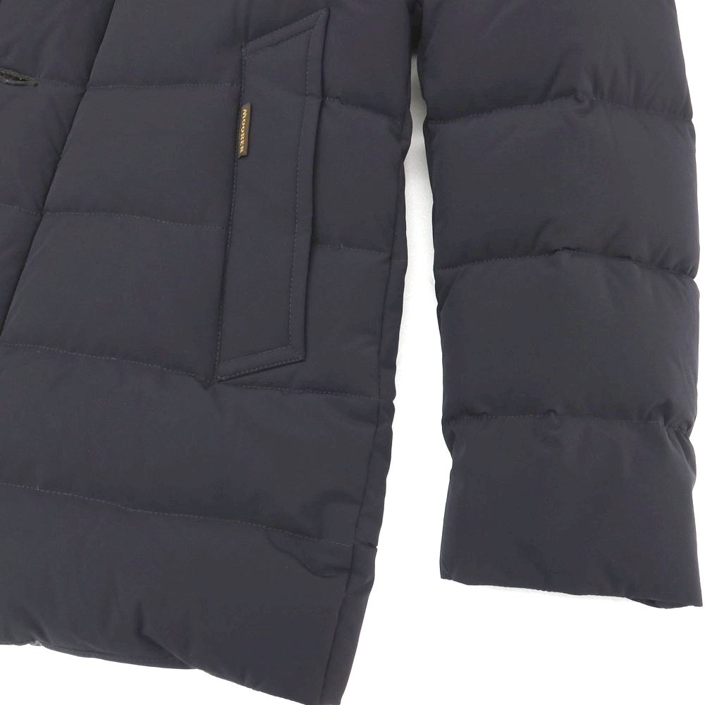【中古】ムーレー MOORER ACQUA ナイロンポリウレタン ダウンジャケット ネイビー【サイズ42】【 状態ランクA 】【 メンズ 】