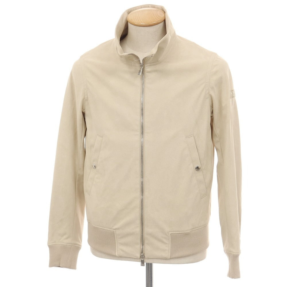 【中古】タトラス TATRAS 人工皮革 スエード フェイクレザー スタンドカラー ダブルジップブルゾン ライトベージュ【サイズ1】【 状態ランクB 】【 メンズ 】