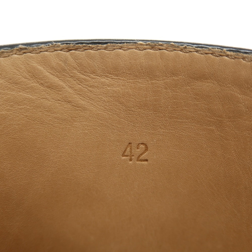 【中古】【未使用】ボッテガヴェネタ BOTTEGAVENETA 754424V3H80 レザー ファイヤーマン ブーツ ブラック【サイズ42】【 状態ランクS 】【 メンズ 】