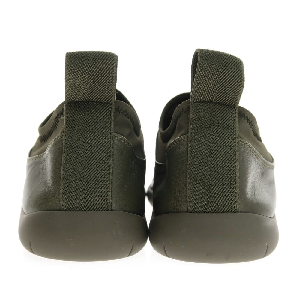 【中古】【未使用】ボッテガヴェネタ BOTTEGAVENETA 651305 レザー スリッポン オリーブ【サイズ41】【 状態ランクS 】【 メンズ 】