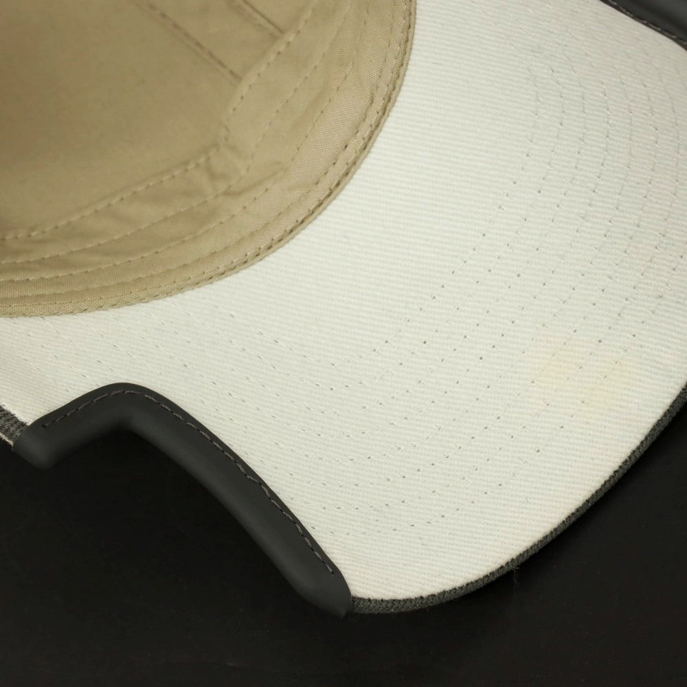 【中古】バレンシアガ BALENCIAGA コットン キャップ 帽子 ライトベージュ【サイズL】【 状態ランクA 】【 メンズ 】