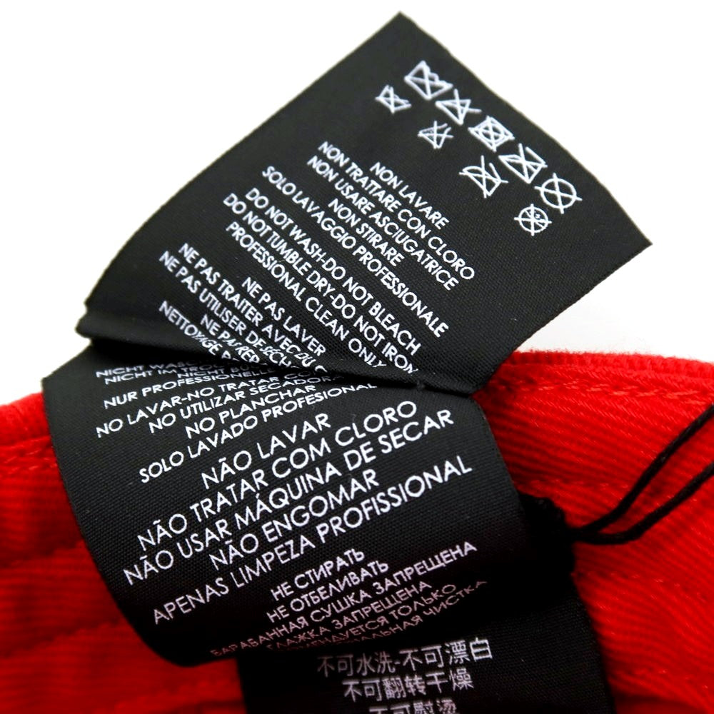 【中古】バレンシアガ BALENCIAGA GYM WEAR コットン キャップ 帽子 レッド【サイズL】【 状態ランクA 】【 メンズ 】