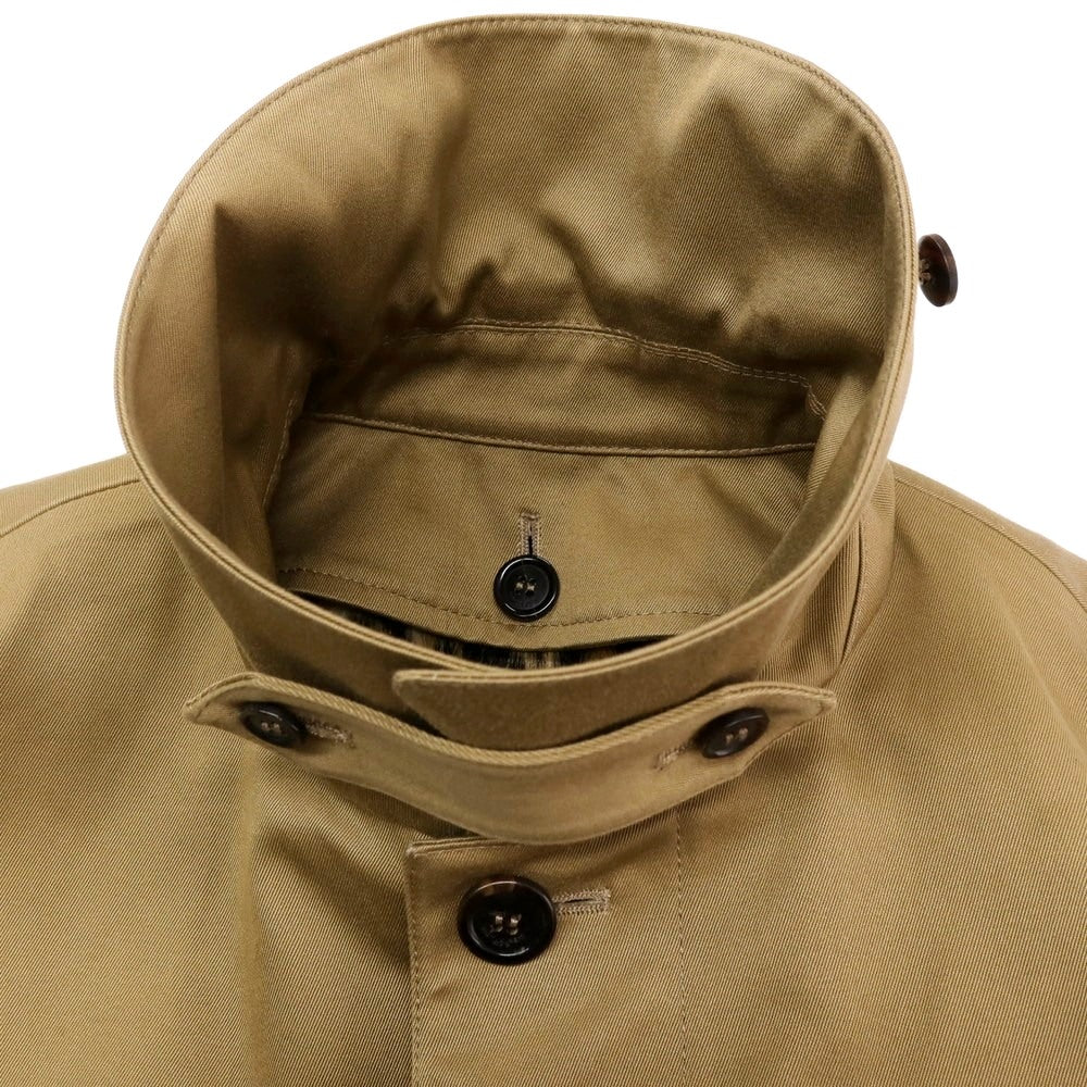 【中古】サンローラン SAINT LAURENT ツイルコットン ステンカラーコート ベージュ【サイズ44】【 状態ランクA 】【 メンズ 】