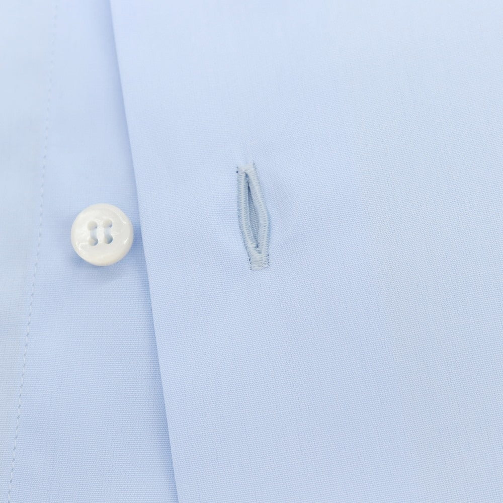 【中古】【未使用】ブリオーニ Brioni コットン レギュラーカラー ドレスシャツ ブルー【サイズ41】【 状態ランクS 】【 メンズ 】