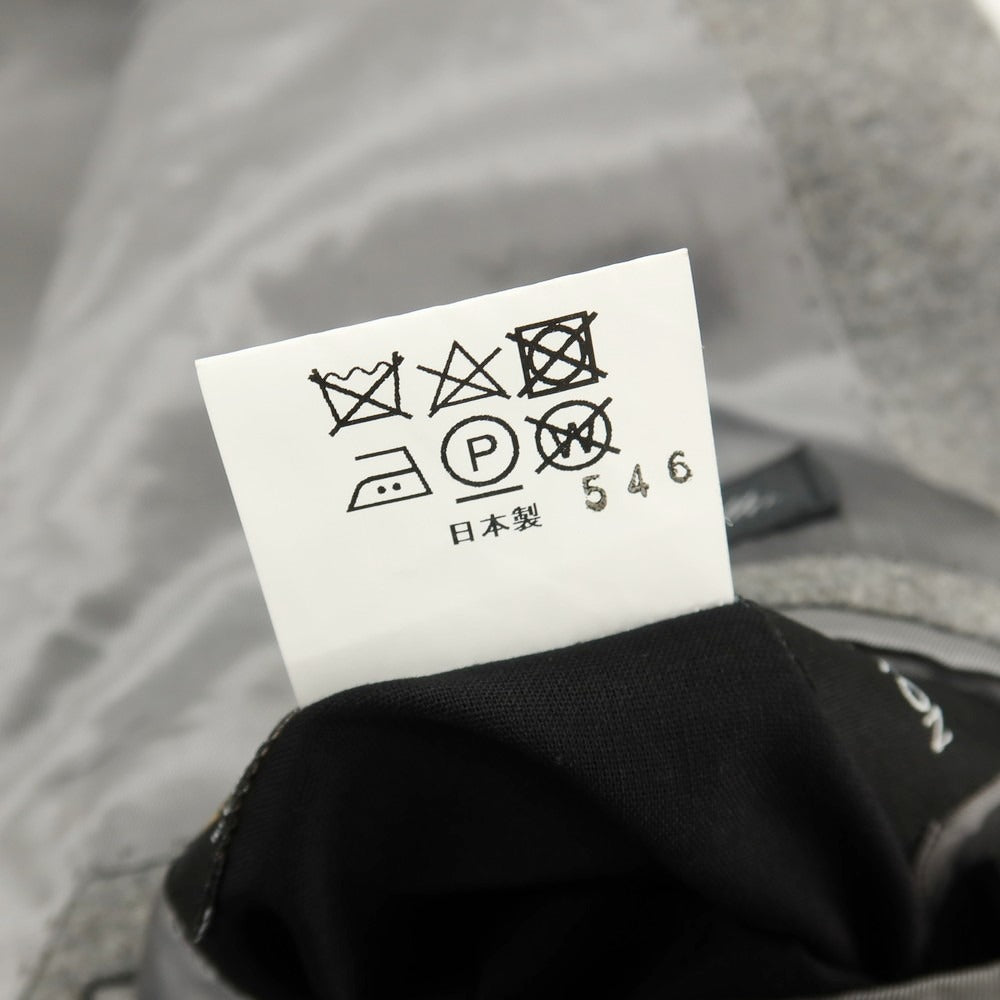 【中古】サルトリア ラファニエロ Sartoria Raffaniello ウールカシミヤ 3つボタンスーツ グレー【サイズ上44/下79】【 状態ランクA 】【 メンズ 】