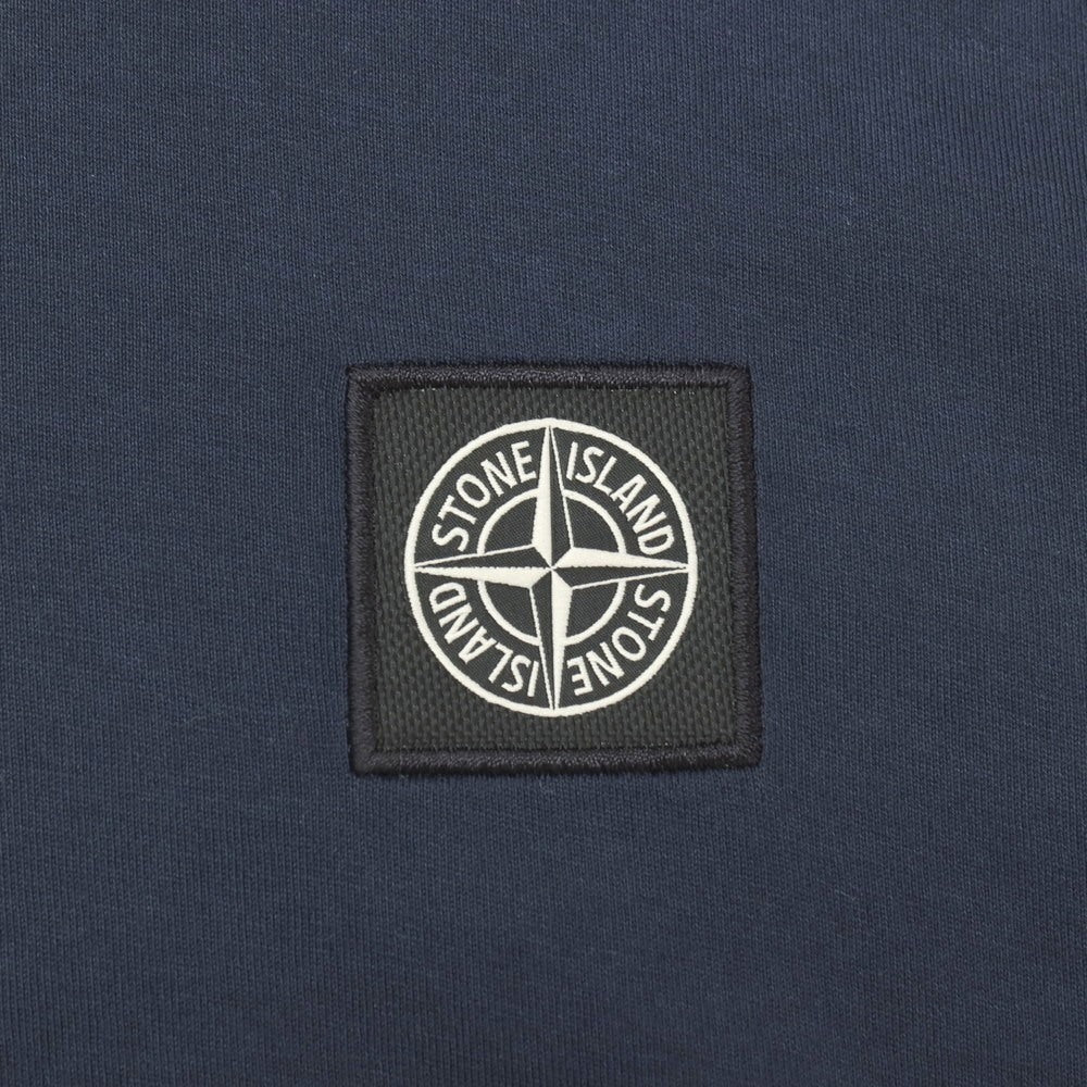 【中古】ストーンアイランド STONE ISLAND コットン クルーネック 長袖Tシャツ ネイビー【サイズM】【 状態ランクC 】【 メンズ 】