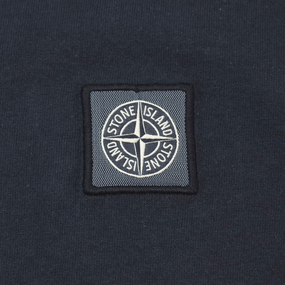 【中古】ストーンアイランド STONE ISLAND コットン クルーネック 長袖Tシャツ ダークネイビー【サイズS】【 状態ランクC 】【 メンズ 】