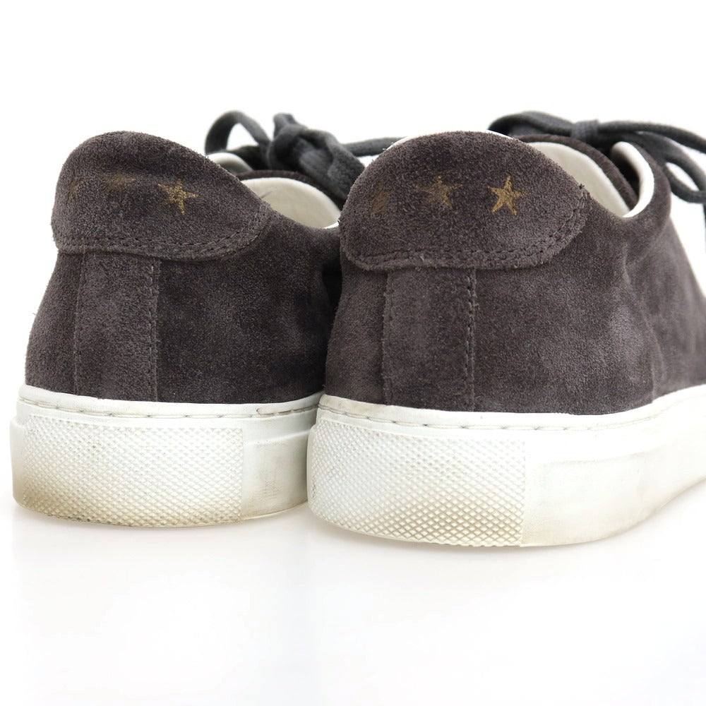 【中古】パントフォラドーロ Pantofola dOro スエード スニーカー ダークグレー【サイズ42】【 状態ランクB 】【 メンズ 】