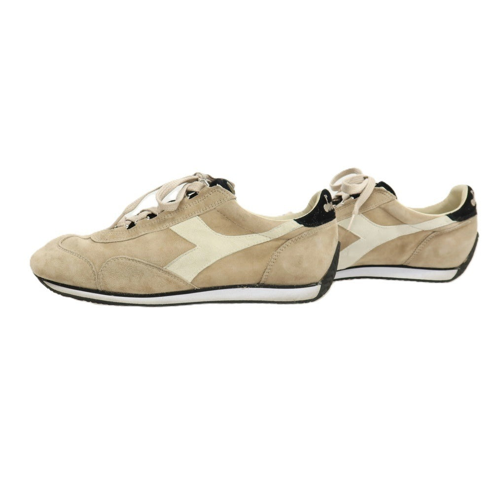 【中古】ディアドラ Diadora EQUIPE KIDSKIN 201 171902 スエード スニーカー ベージュ【サイズ27】【 状態ランクB 】【 メンズ 】