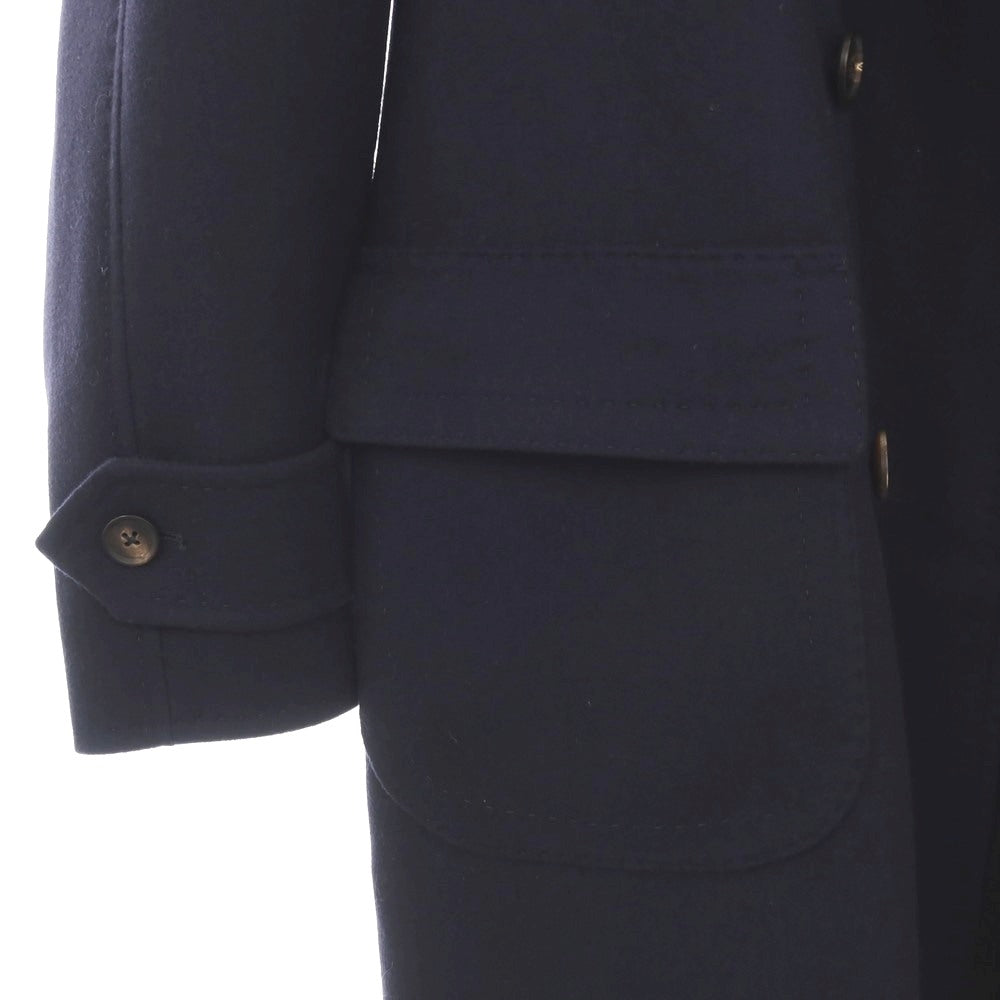 【中古】リングヂャケット RING JACKET ウール ベルテッド ダブルブレストコート ダークネイビー【サイズ48】【 状態ランクB 】【 メンズ 】