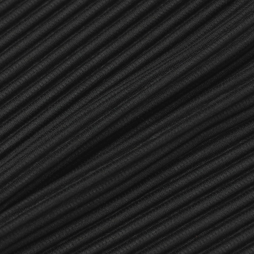 【中古】オム プリッセ イッセイミヤケ HOMME PLISSE ISSEY MIYAKE 2026年春夏 プリーツ クルーネック 半袖カットソー ブラック【サイズ表記なし(L位)】【 状態ランクA 】【 メンズ 】