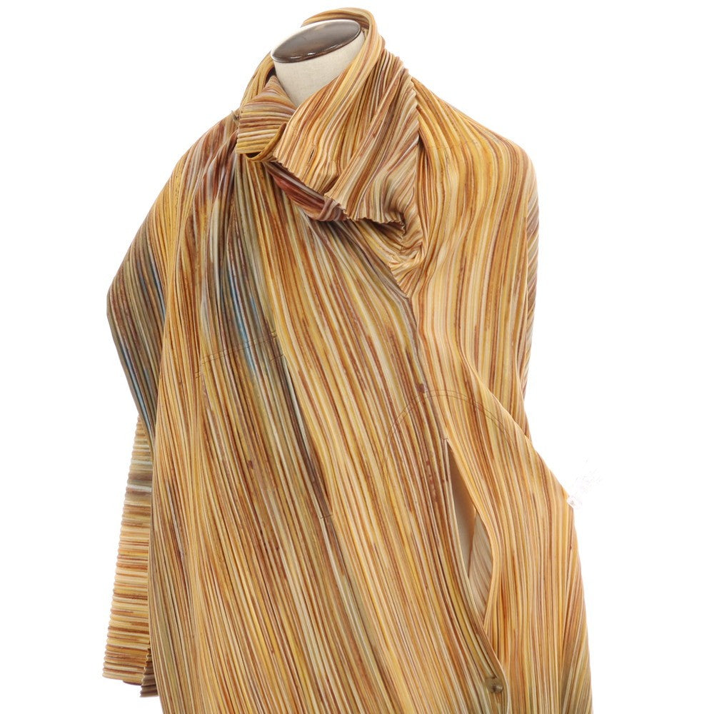 【中古】オム プリッセ イッセイミヤケ HOMME PLISSE ISSEY MIYAKE 2026年春夏 プリーツ ロングコート ブラウン系【サイズ表記なし(L位)】【 状態ランクA 】【 メンズ 】