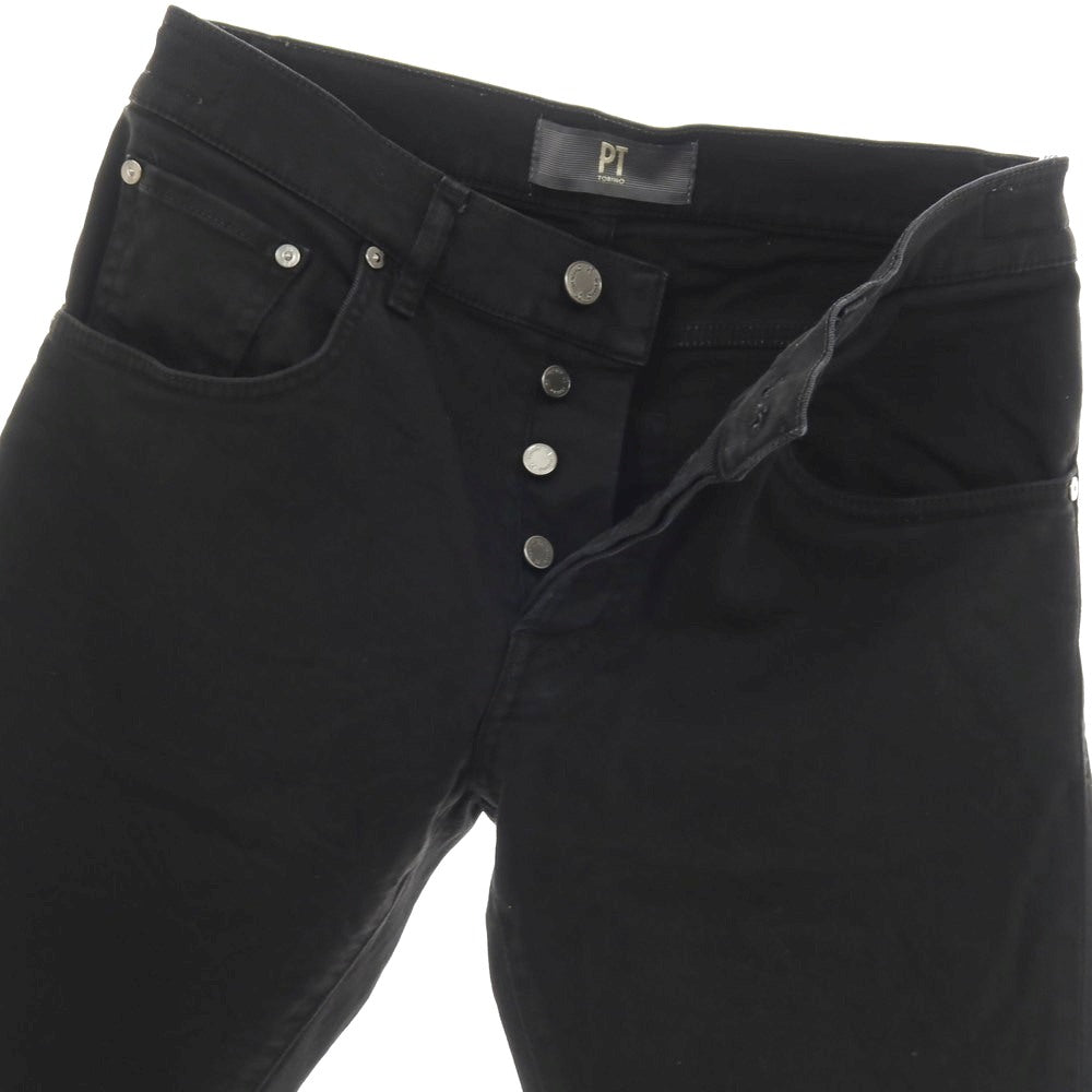 【中古】ピーティートリノ デニム PT TORINO DENIM BREAKBEAT ストレッチ コットン デニムパンツ ブラック【サイズ28】【 状態ランクB 】【 メンズ 】