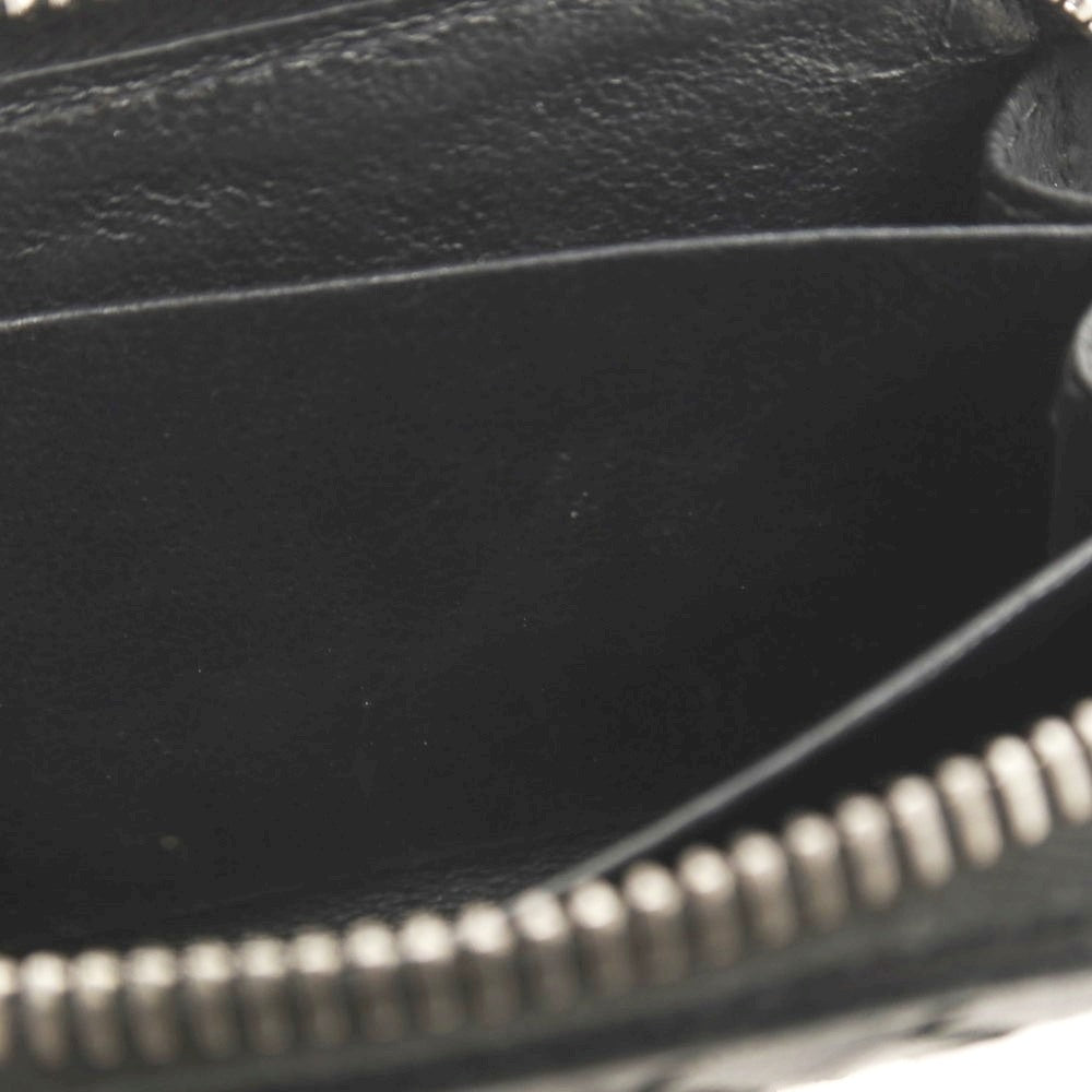 【中古】ボッテガヴェネタ BOTTEGAVENETA イントレチャート レザー コインケース ブラック【 状態ランクB 】【 ユニセックス 】