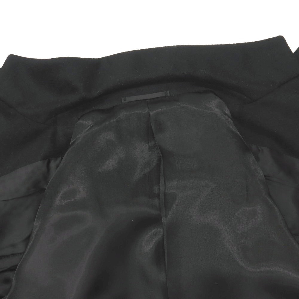 【中古】ベルベスト Belvest ウールカシミヤ チェスターフィールドコート ブラック【サイズ48 Drop8R】【 状態ランクB 】【 メンズ 】
