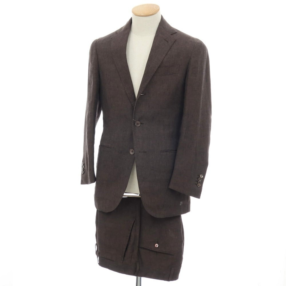 中古】スティレ ラティーノ STILE LATINO リネン 3つボタンスーツ 