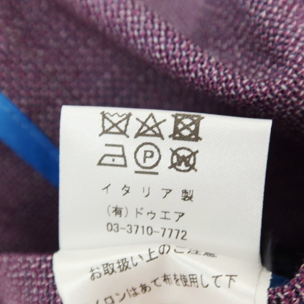 【中古】ザッコ SACCO Napoli ウール 2B テーラードジャケット パープル【サイズ44】【 状態ランクB 】【 メンズ 】