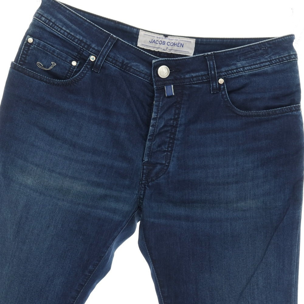 【中古】ヤコブコーエン JACOB COHEN J688 COMF-H ストレッチ コットンポリエステル デニムパンツ ジーンズ ネイビー【サイズ34】【 状態ランクC 】【 メンズ 】