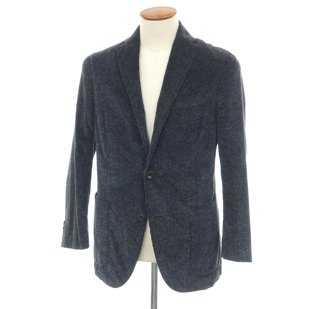 【中古】ボリオリ BOGLIOLI DOVER コットン コーデュロイ 3B カジュアルジャケット ネイビー系【サイズ46】【 状態ランクC 】【 メンズ 】
