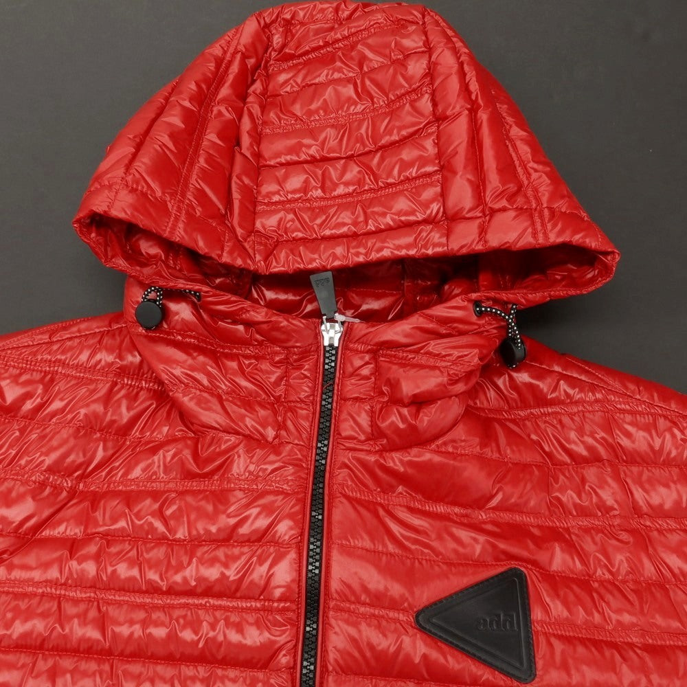 【中古】【未使用】エーディーディー add ウルトラライトナイロン フーデッド ダウンジャケット レッド【サイズ50】【 状態ランクS 】【 メンズ 】