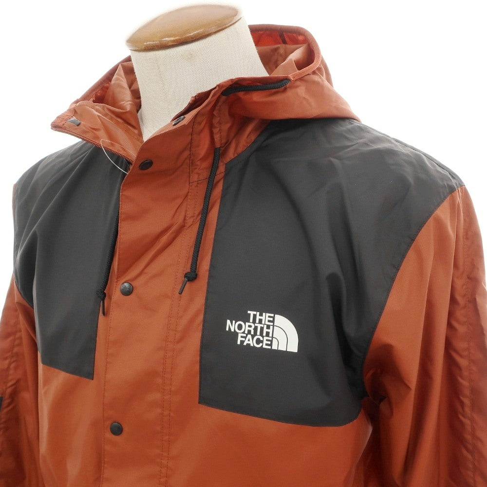 【中古】ザノースフェイス THE NORTH FACE SEASONAL MOUNTAIN JACKET ポリエステル マウンテンパーカー テラコッタxブラック【サイズM】【 状態ランクB 】【 メンズ 】