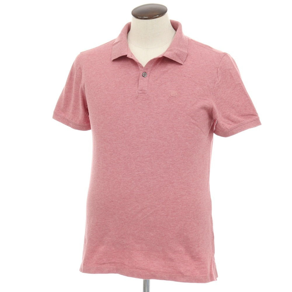 【中古】バナナリパブリック Banana Republic NEW ORGANIC BRANDED PIQUE POLO コットンポリウレタン 半袖ポロシャツ ピンク【サイズL】【 状態ランクB 】【 メンズ 】