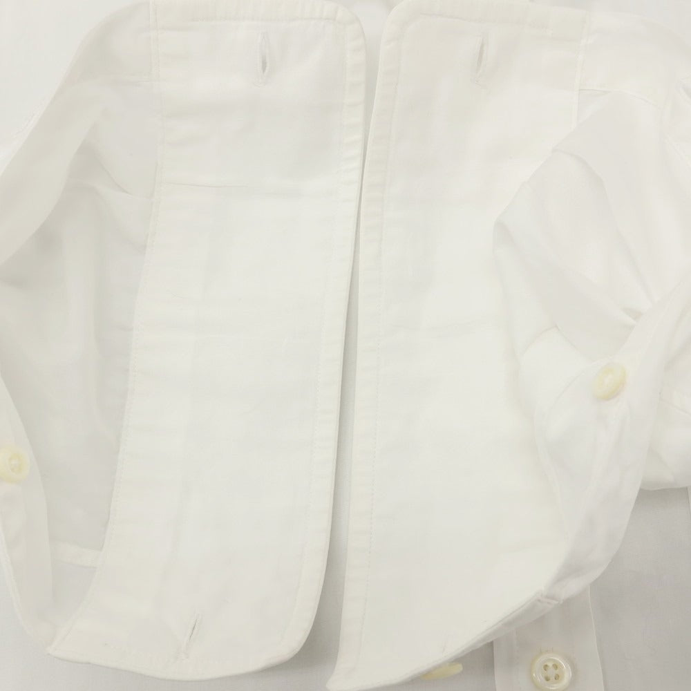 【中古】ポールスミス Paul Smith コットン セミワイドカラー ドレスシャツ ホワイト【サイズS】【 状態ランクB 】【 メンズ 】