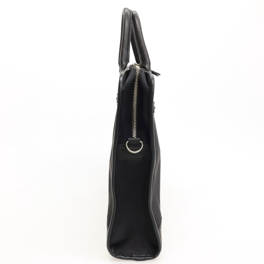 【中古】ポールスミス Paul Smith ナイロン レザー 2way ブリーフケース ブラック【 状態ランクC 】【 メンズ 】