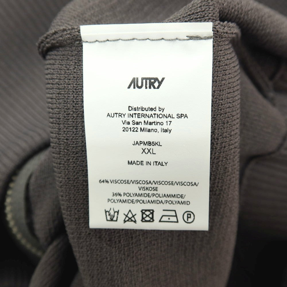 【新品】オートリー AUTRY JACKET MAIN MAN KNIT ジップアップ ニット ジャージ グレー【サイズXXL】【 状態ランクN 】【 メンズ 】